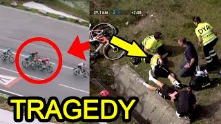 Heartbreaking Tragedy of Andre Drege Norwegian cyclist Andre Drege dies in crash at Tour of Austria [upl. by Kolivas]