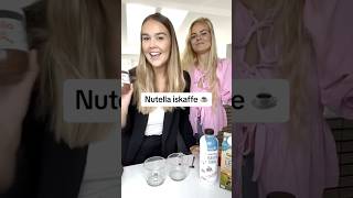 Lækreste Nutella iskaffe  Skal prøves 🤤☕️julieelgaard [upl. by Emelen]