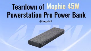 Teardown of Mophie 45W Powerstation Pro Power Bank Available at Apple Store [upl. by Ashman419]