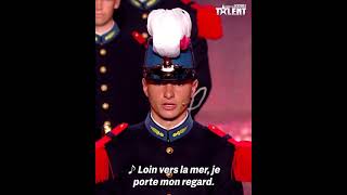 Les militaires de SaintCyr chantent dans lémission quotLa France a un incroyable talentquot [upl. by Elatan563]