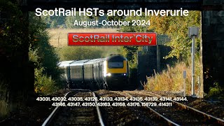 ScotRail HSTs around Inverurie  August to October 2024 [upl. by Nil]