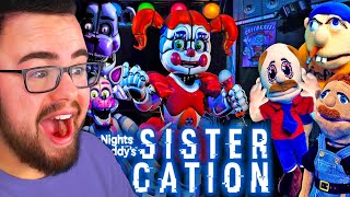 Reacting to Jeffy At Sister Location SML FNAF Movie [upl. by Isiad]