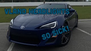 NEW VLAND HEADLIGHTS FOR THE FRS Install Video [upl. by Eveineg808]