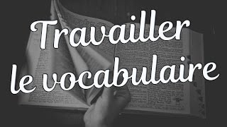 TRAVAILLER LE VOCABULAIRE [upl. by Elagiba]