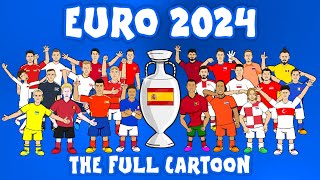 EURO 2024  The FULL Cartoon🏆 [upl. by Netaf]