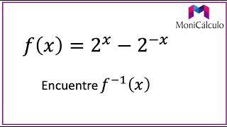 INVERSA DE FUNCIONES EXPONENCIALES  I PARTE [upl. by Namya]