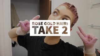 ROSE GOLD FOR DARK BLONDE HAIR [upl. by Ogren]