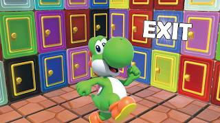 100 Mystery Doors but Only ONE Lets YOSHI Escape Yoshi Saves Mario [upl. by Rudiger]