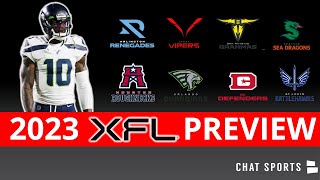 2023 XFL Who The XFL Teams Are Notable Players And Schedule For The New XFL Football League [upl. by Northrop]