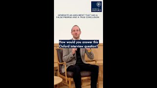 How would you answer this Oxford University interview question 🤔🧠 [upl. by Wershba]