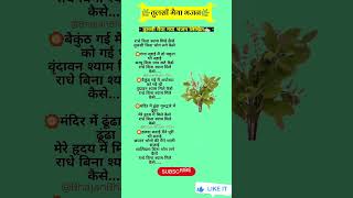 तुलसी बिना भोग लगे कैसे🌿 कार्तिक मास भजन  तुलसी माता भजन तुलसी विवाह गीतwithlyricsbhajanlyrics [upl. by Mazonson]