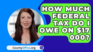 How Much Federal Tax Do I Owe On 17 000  CountyOfficeorg [upl. by Anomar568]