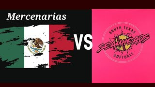 Mercenarias 14u vs Seamheads 14u tournament weekend league bracket 1 [upl. by Yrred]