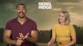 Aaron Pierre and AnnaSophia Robb discuss Rebel Ridge on Netflix [upl. by Nadean]