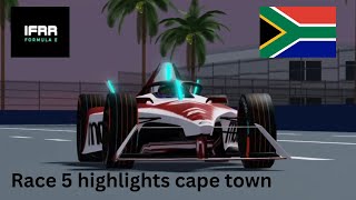 IFRR Formula E  Race 5 cape town  Highlights [upl. by Sylado]