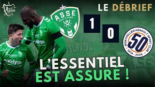 Ligue 1  ASSE 10 MONTPELLIER Bouchouari offre la victoire aux Verts [upl. by Akinhoj]