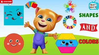 Shapes amp Colors Song for Kids  Fun Learning Nursery Rhymes for Toddlers shapes colors [upl. by Sirraj348]