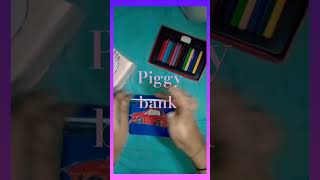 Piggy bank with cardboard art music [upl. by Miah]