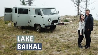 Trans Mongolian Railway  Exploring Lake Baikal in a Russan Van [upl. by Nwahsat]