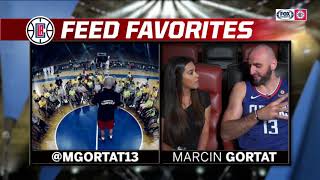 Clippers Weekly Marcin Gortat’s “Feed Favorites” [upl. by Adachi]