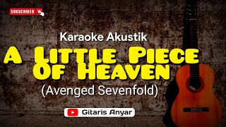 A Little Piece Of Heaven Avenged Sevenfold Karaoke Akustik [upl. by Bouley]