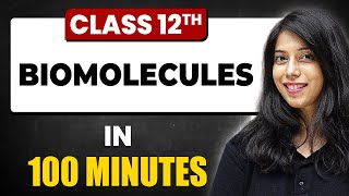 Biomolecules in 100 Minutes  Chemistry Chapter 10  Full Chapter Revision Class 12th [upl. by Xet]