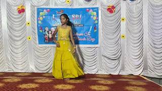 Khalasi Song Solo Dance Performance by Navarasa Dance School Students  Little Sri Montessori School [upl. by Duj]