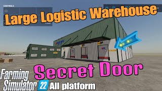 Large Logistic Warehouse  How to work the Autoload  FS22 [upl. by Immak780]