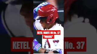 DBACKS VS PADRES  ketel marte HR No 37 seasons  dbacks ketelmarte shrots playoffs [upl. by Ococ]