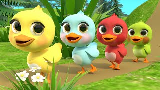 5 Little Ducks song  Newborn Baby Songs amp Nursery Rhymes [upl. by Etienne680]