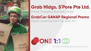 GrabCar Saver GANAP Regional Promo Digital Ad Q4 2024 15s Philippines 11ST [upl. by Cirdnek905]