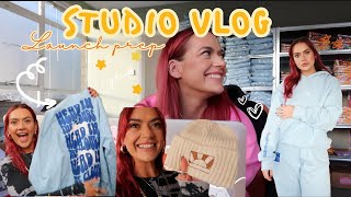 LAUNCH DAY PREP VLOG REVEALING OUR CHRISTMAS COLLECTION CANDLES CLOTHES amp MORE  EmmasRectangle [upl. by Anaujik2]