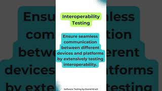 Interoperability Testing softwaretesting iot iottesting [upl. by Yarod]