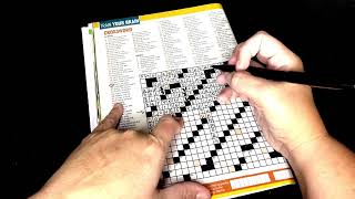 ASMR whisper  Stumped by Giant Crossword [upl. by Neerroc]