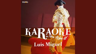 Sabor a Mi Karaoke Version [upl. by Ronyam]