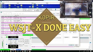 WSJT X FT8 The Easy Way with the Icom 7300 [upl. by Elrahc]