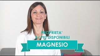 Magnesio i più Biodisponibili quali scegliere Proprietà e benefici [upl. by Lenette]