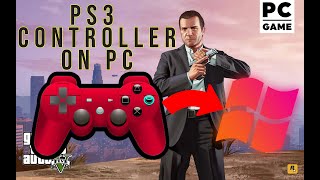 CONNECT PS3 CONTROLLER TO PC IT WORKS [upl. by Esilrac]