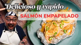 Cómo preparar un Salmón empapelado prepáralo en Semana Santa [upl. by Oiznun412]