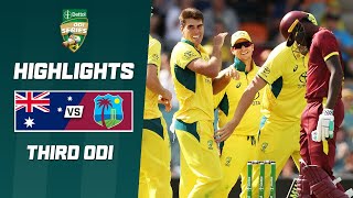 Australia v West Indies 202324  Third ODI [upl. by Dorie685]