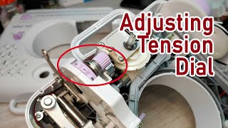 English Sub Sew simple sewing machine tension adjustment  Sewing machine thread tension repair [upl. by Allenad842]