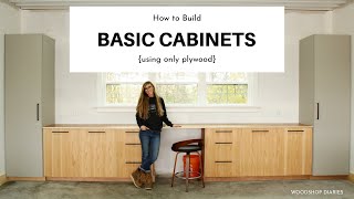 How to Build Basic CabinetsUsing ONLY PLYWOOD [upl. by Ayhtnic252]