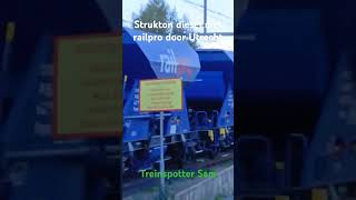 Strukton railpro rijtuigen door Utrecht [upl. by Noremac]