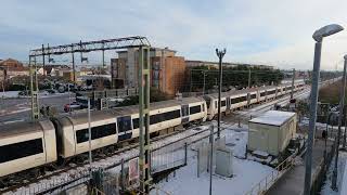 c2c train Class 357 is departing from RainhamLondon station [upl. by Idarb656]