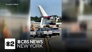 Delta planes collide on tarmac at Atlanta airport [upl. by Oilcareh]