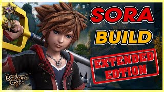 Sora  Kingdom Hearts Build Extended Edition  Baldurs Gate 3  WarlockFighter build [upl. by Tab]