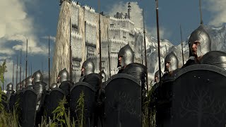 The Great Battle Of Minas Tirith  Gondor Vs Mordor  12000 Unit Lord of The Rings Battle [upl. by Robenia]