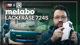 ⚠️ DIE BESTE LÖSUNG FÜR LACK ABSCHLEIFEN METABO LACKFRÄSE 724S im TEST ft Kreith32  TOOLCHECK [upl. by Klina926]