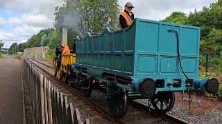 Stephensons Rocket at Locomotion [upl. by Nosac]