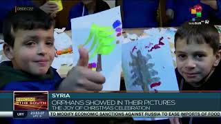 Syria Charity Association organises Christmas parties in orphanages with Russian cooperation [upl. by Klarrisa]